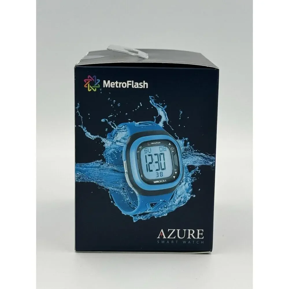 MetroFlash Azure Smart Watch, For Swimmers, Lap Counter, Ect NEW IN BOX Sealed